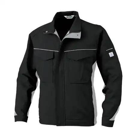 076 ブラック／シルバーグレー