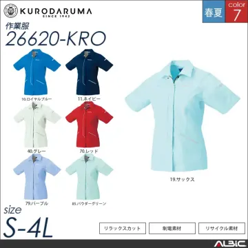 エコ素材レディース半袖スモック 【 クロ...