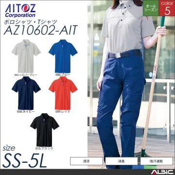 ボタンダウンダブルジップ半袖ポロシャツ...