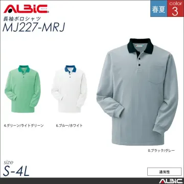 鹿の子 長袖 ポロシャツ【 ALBIC...