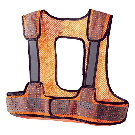 035 蛍光オレンジ×シルバー