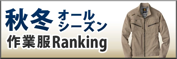 秋 冬 作業着 ランキング